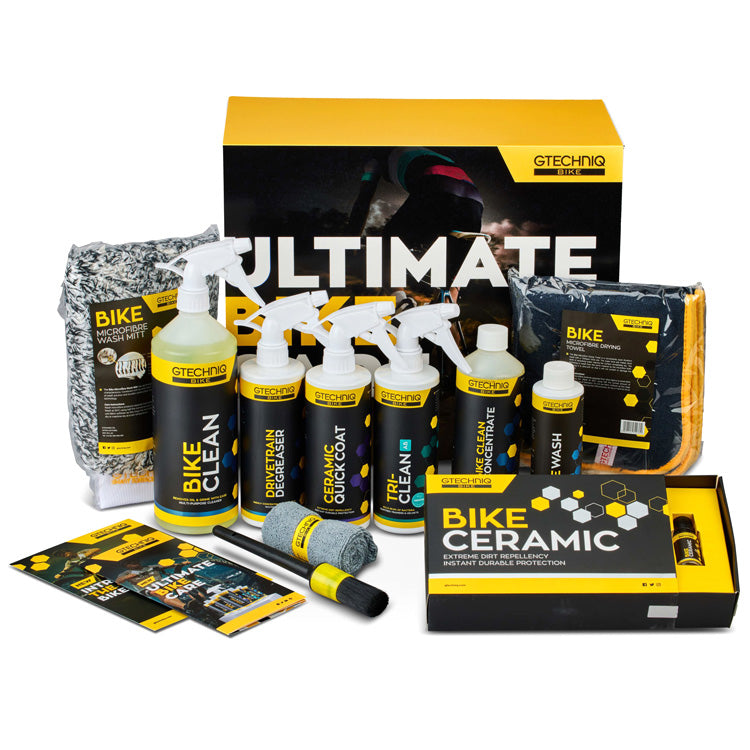 ULTIMATE BIKE CARE KIT – ALLES FÜR DIE REINUGUNG UND PFLEGE DEINES FAHRRAD