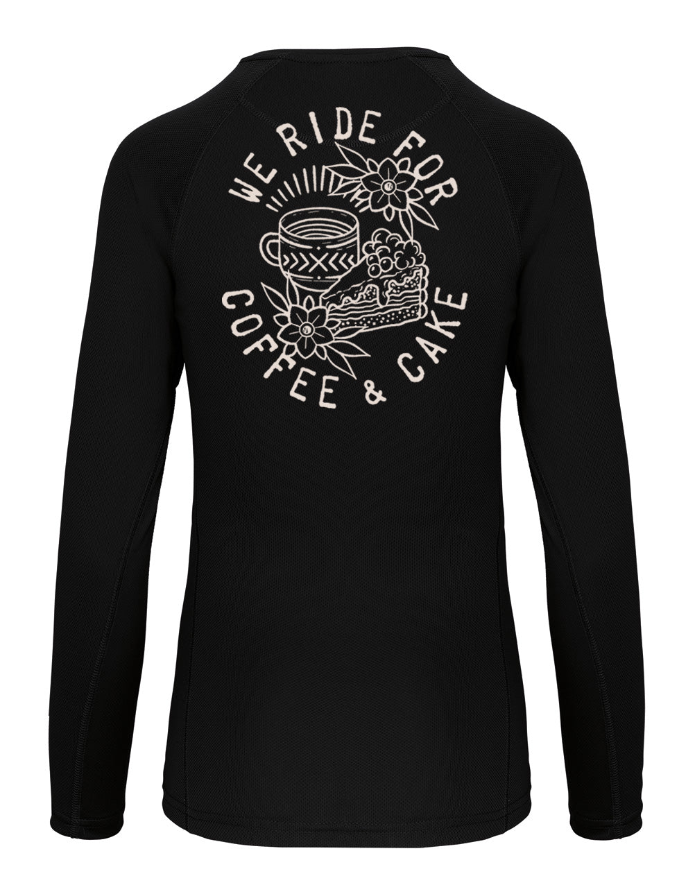 WHIP TILL RIP - Longsleeve Ridingshirt Frauen - Coffee & Cake