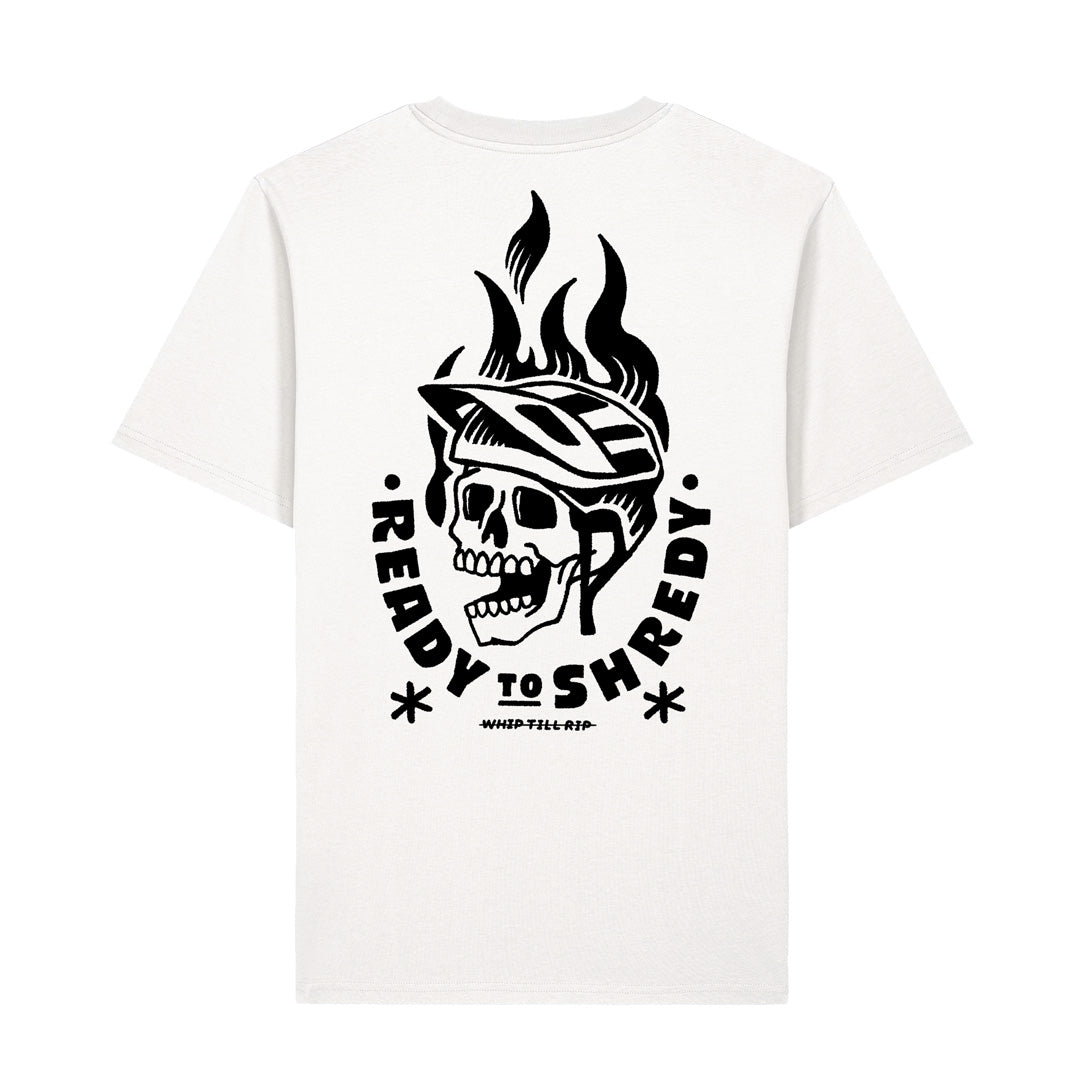 WHIP TILL RIP - Ready to Shredy Tshirt Weiss