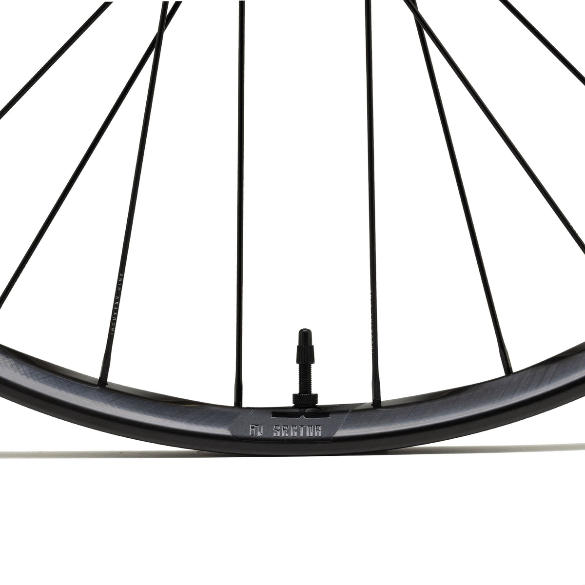 Sector Carbon Felge Decal und Nippel Detail